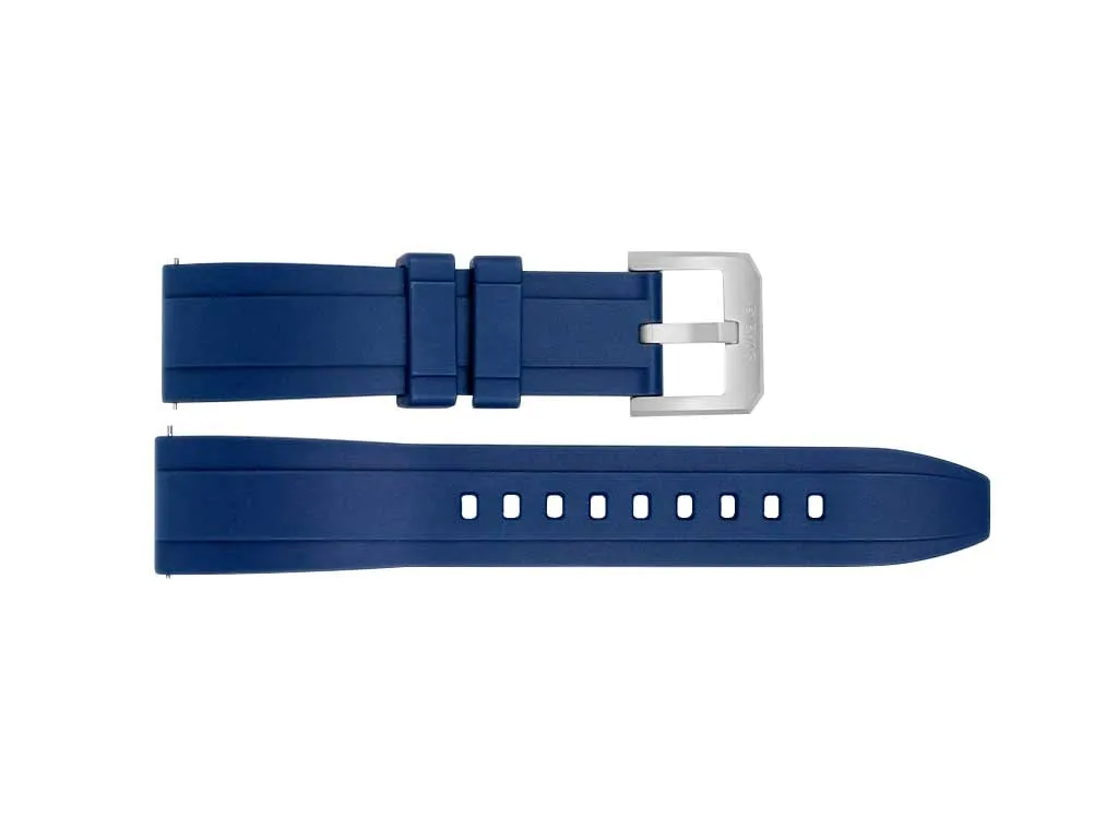 Dievas Blue Rubber Strap