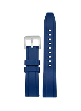 Dievas Blue Rubber Strap