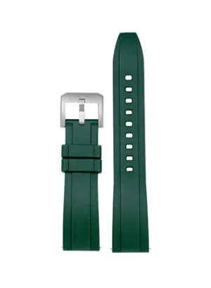 Dievas Green Rubber Strap