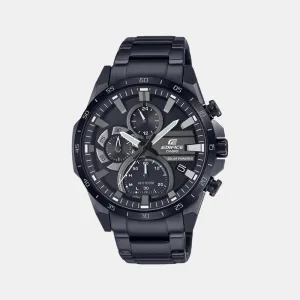 Edifice Men's Black Solar Stainless Steel Chronograph Watch ED548 - EQS-940DC-1AVUDF