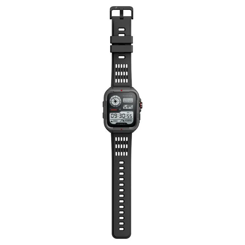 Fastrack Active with 4.64 CM UltraVU HD Display and Functional Crown Rugged Smartwatch with Auto Multisport Recognition, 38101PP01