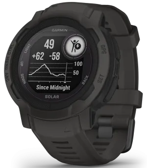 GRM Watch Instinct 2 Solar GPS Graphite Smartwatch