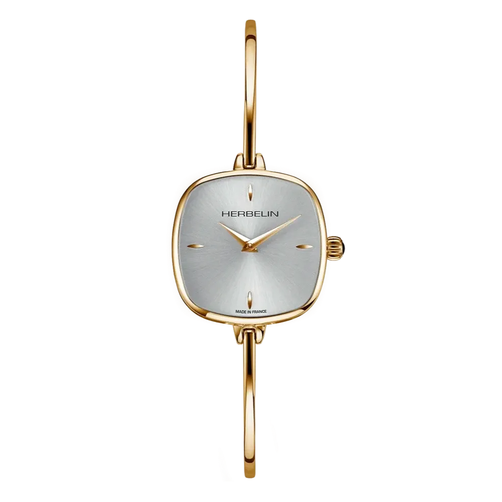 Herbelin Fil Bangle Gold Silver Ladies Watch 17207BP11