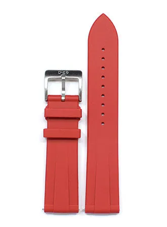 Hitori Red Rubber Strap