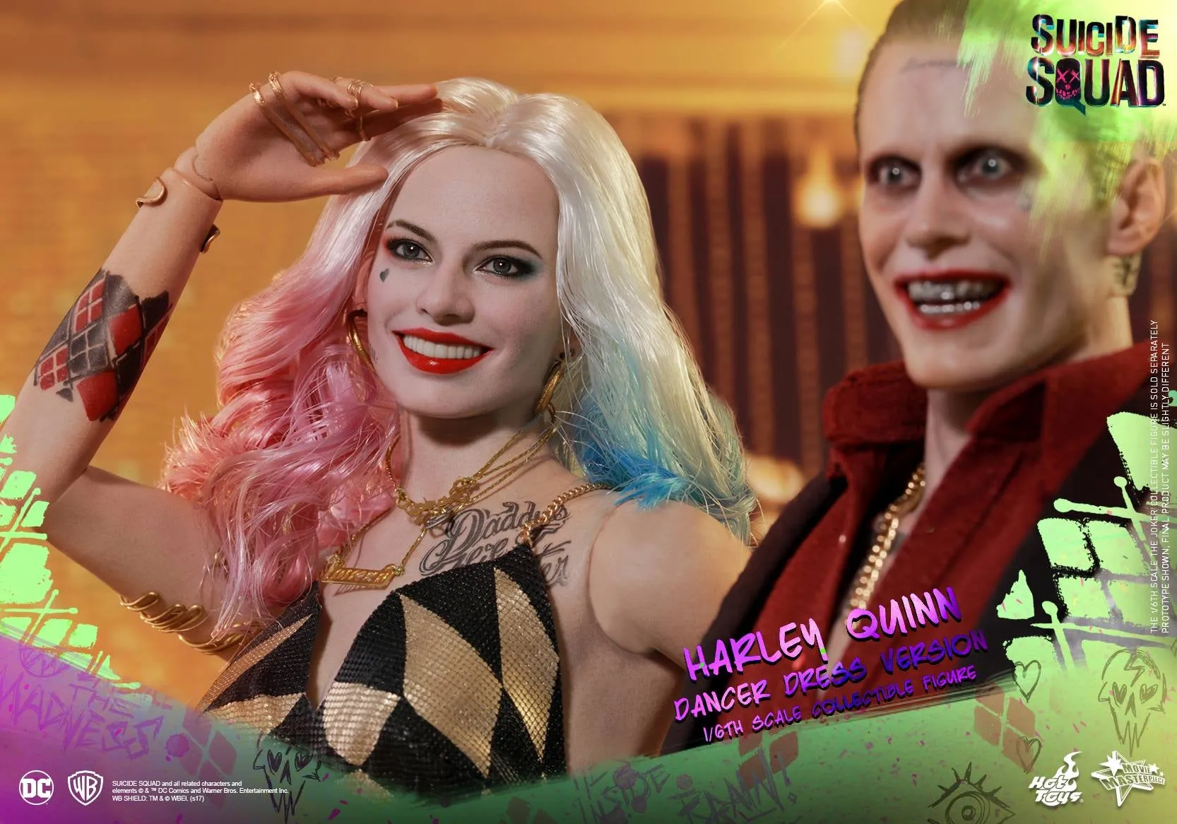 Hot Toys - MMS439 - Suicide Squad - Harley Quinn (Dancer Dress Version) Collectible Figure