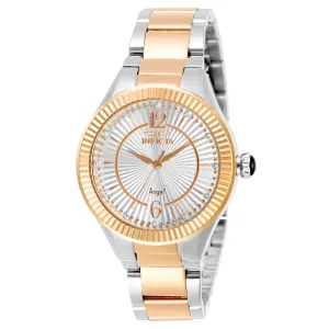 Invicta Women's 28343 Angel Quartz 3 Hand White Dial Watch