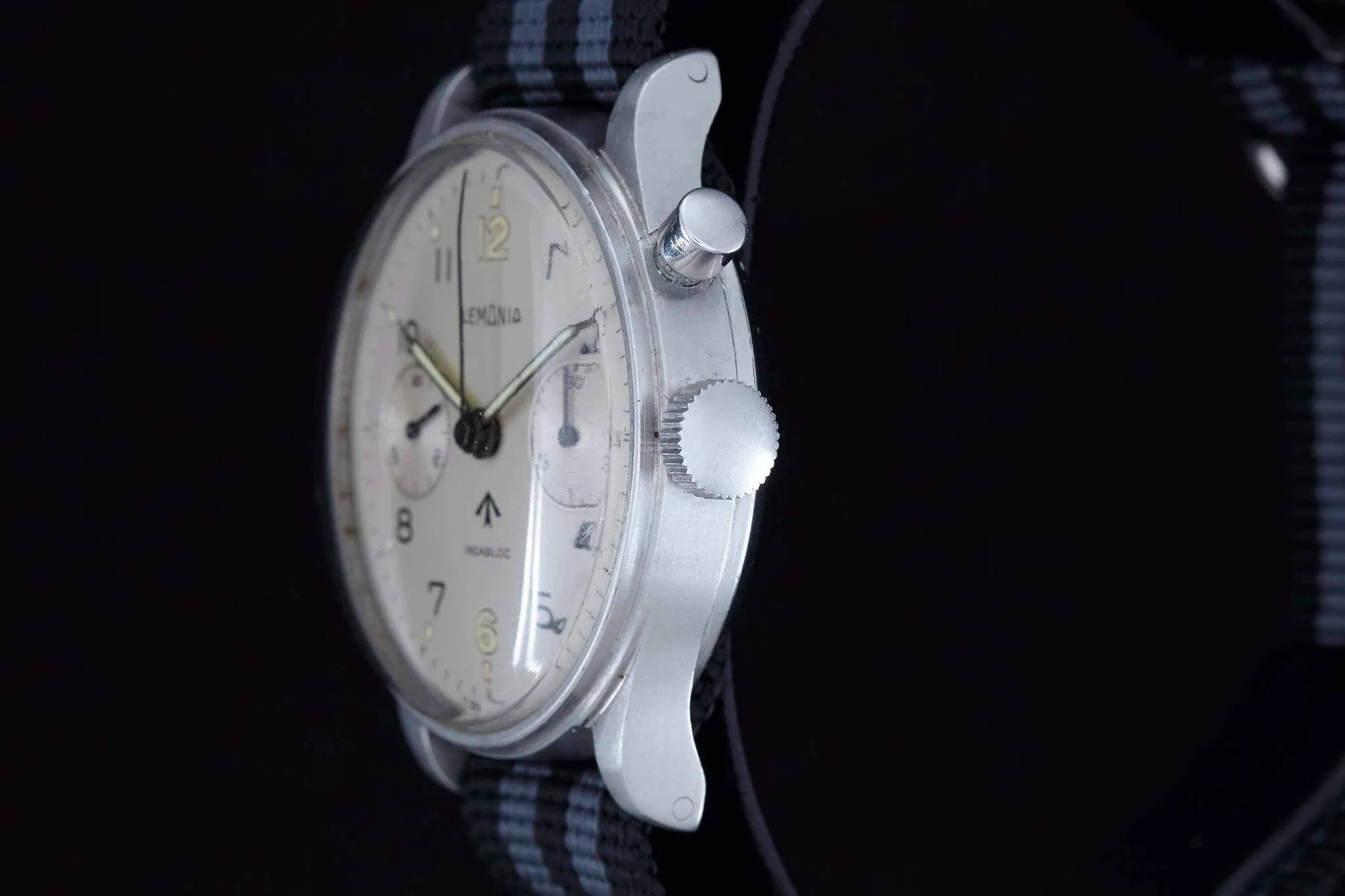 Lemania Monopusher Chronograph