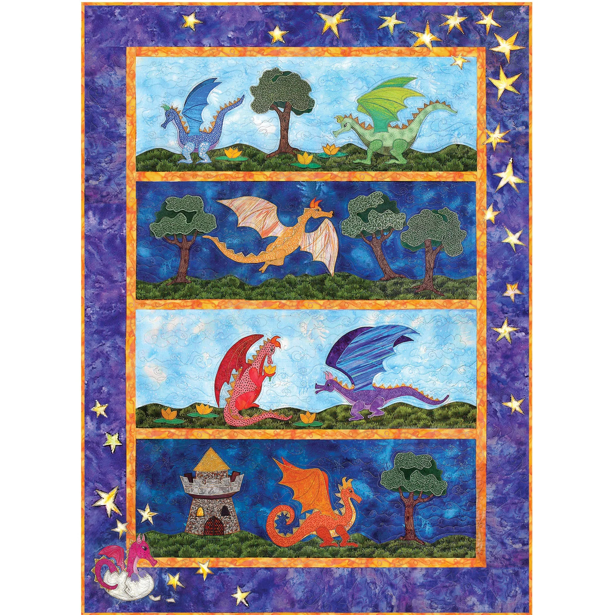 Little Dragons Everywhere! NS-7e - Downloadable Pattern