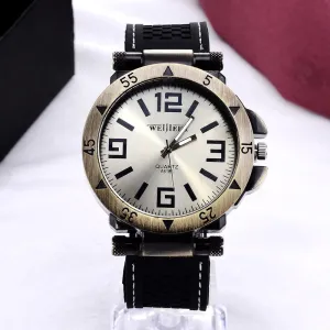 Luxury brand watches men fashion business watch casual rubber quartz watch hombre hour clock