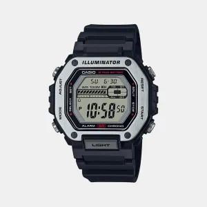 Men's Black Digital Resin Watch D300 - MWD-110H-1AVDF