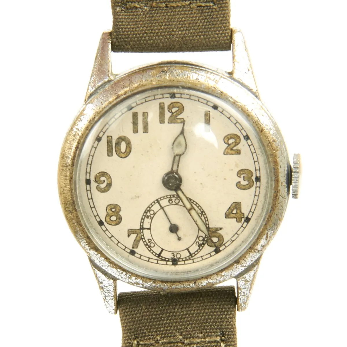 Original U.S. WWII Navy R88-W-800 Wrist Watch by Hamilton - Officer Grade - Fully Functional