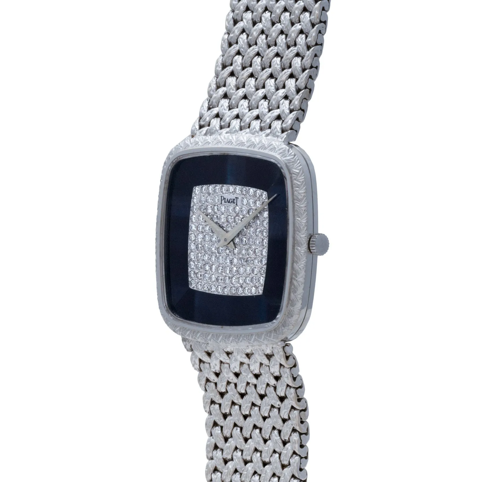 Piaget 'Hawk Eye' White Gold Dress Watch