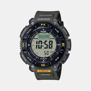 Protrek Men's Digital Silicon Watch SL110 - PRG-340-3DR