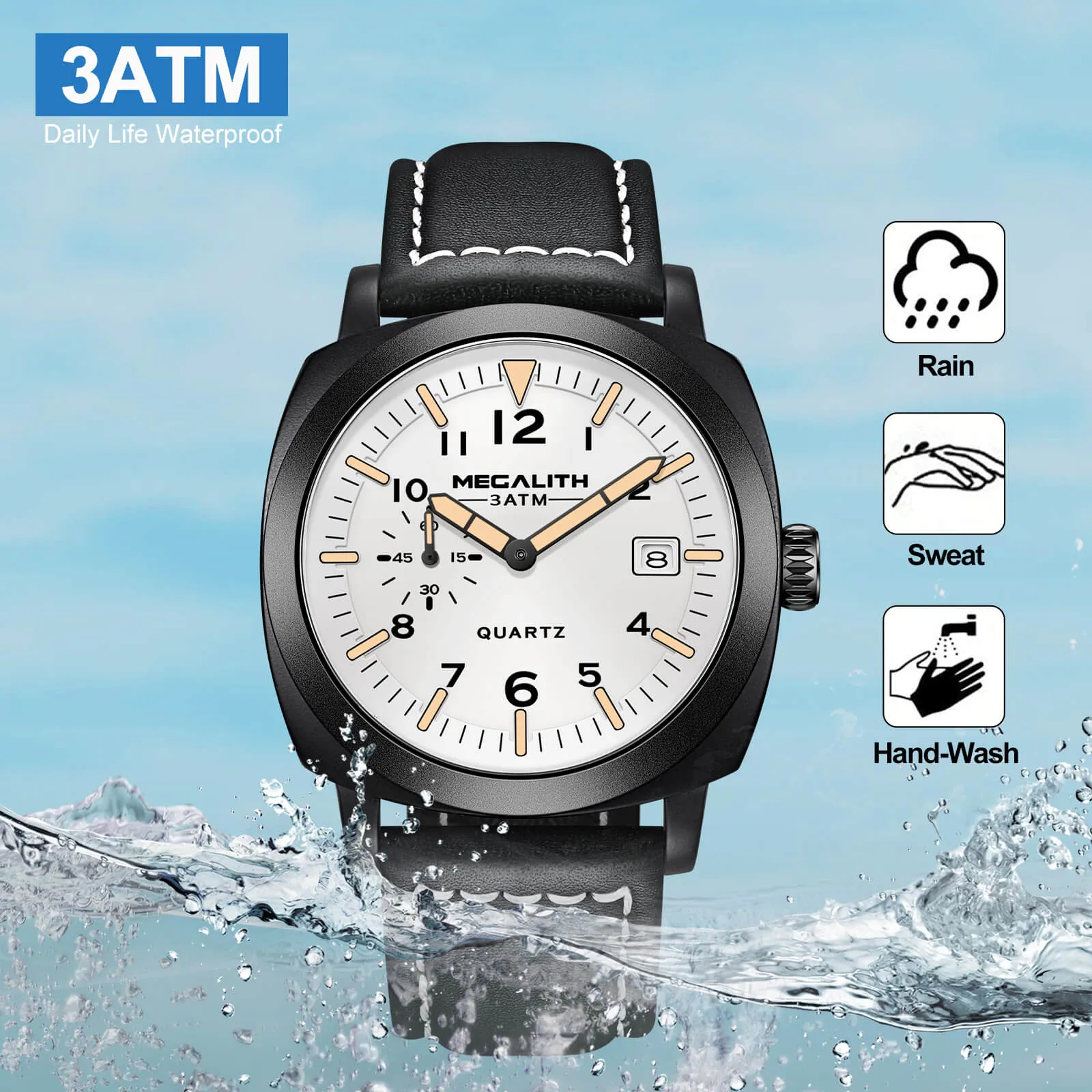 Quartz Watch | Leather Band | 8283M