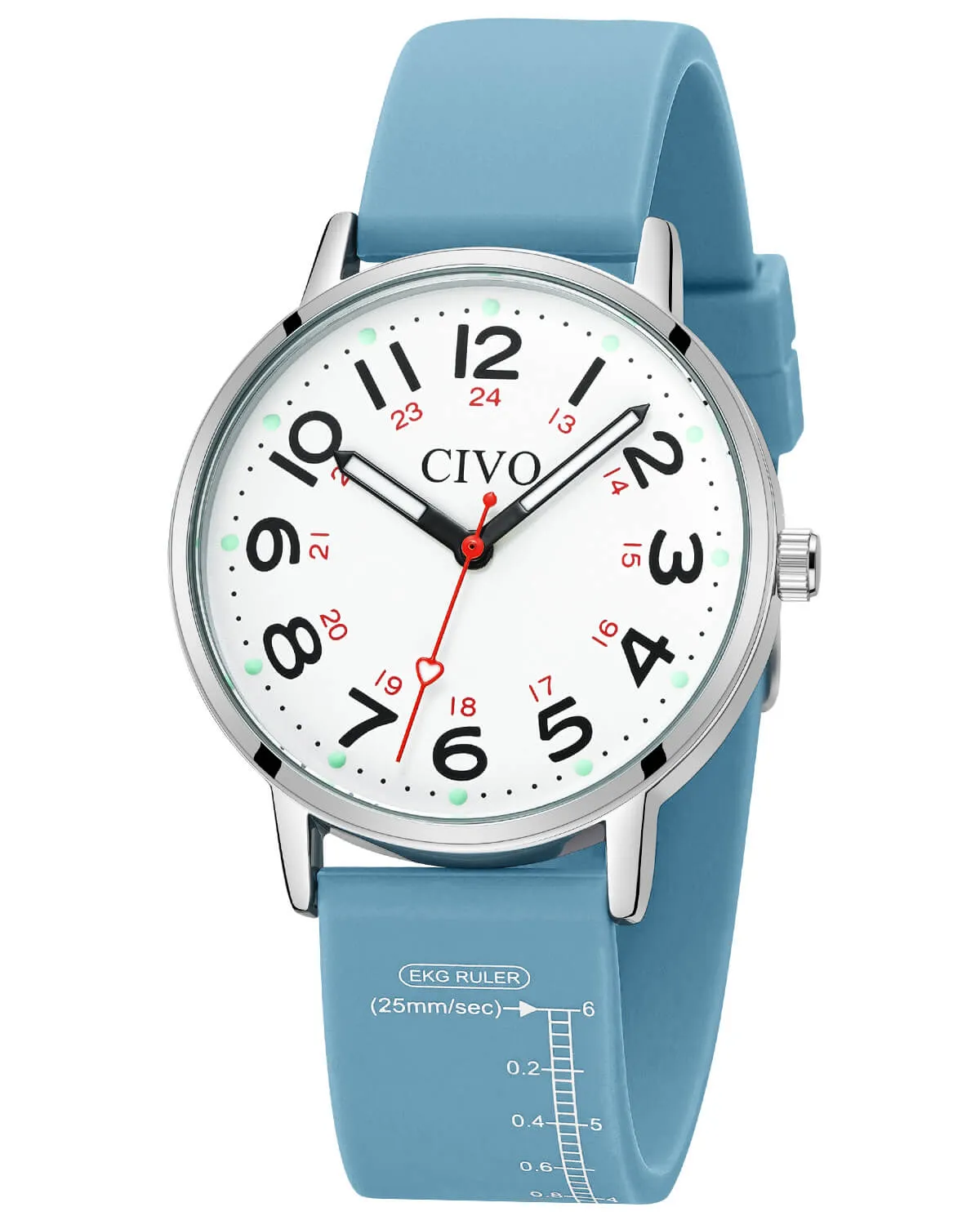 Quartz Women Watch | Rubber Band | CIVO 8144C