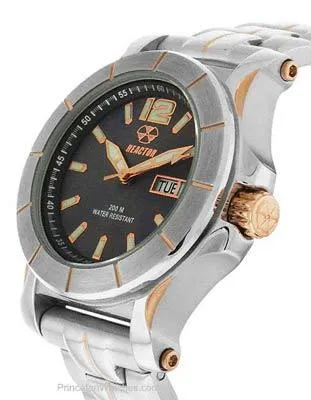 Reactor Ladies Quark Mid - Smoke MOP Dial - Stainless w/ Rose Gold-Tone Accents