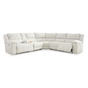 Signature Design by Ashley Keensburg Power Reclining Fabric 3 pc Sectional 6180701/6180777/6180775