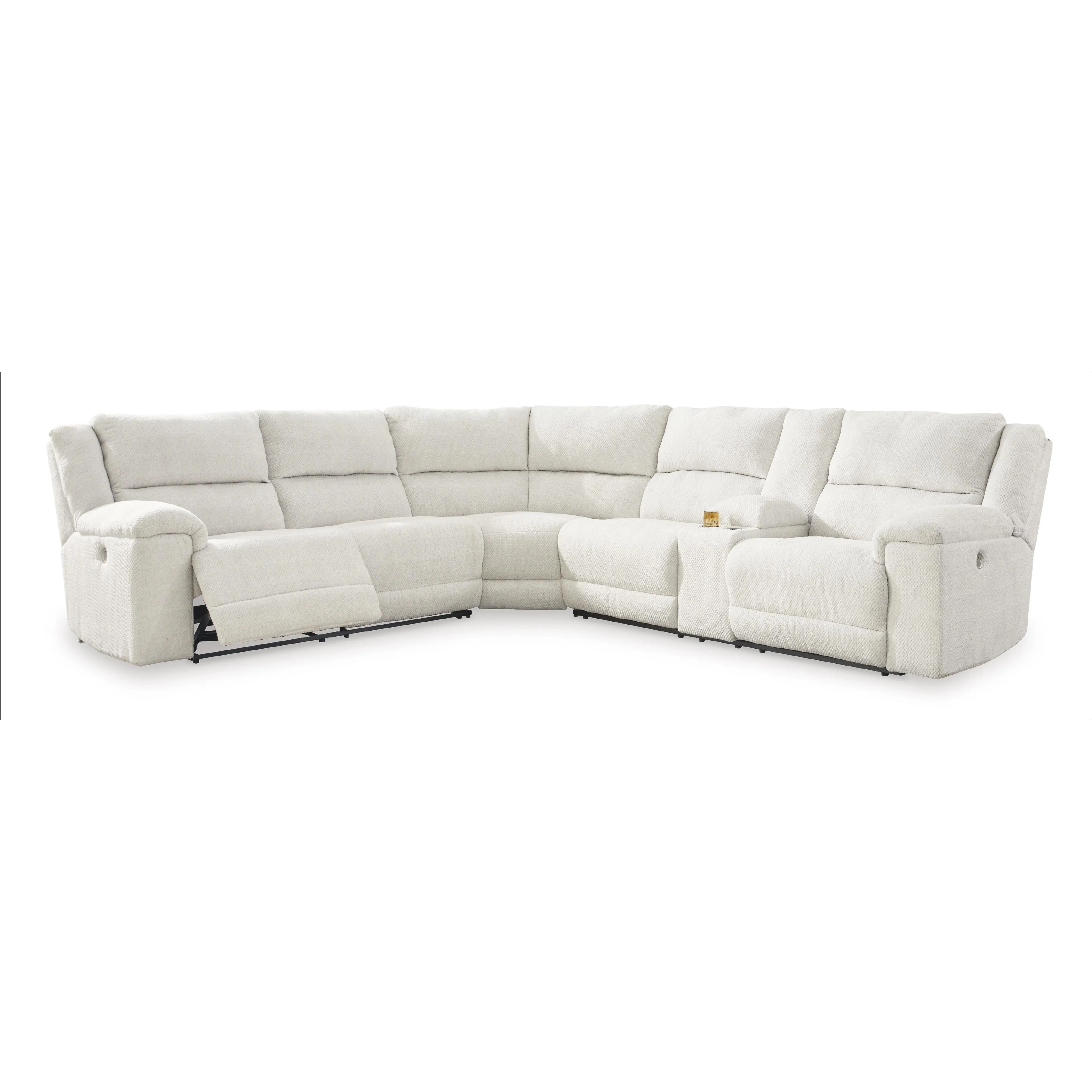 Signature Design by Ashley Keensburg Power Reclining Fabric 3 pc Sectional 6180763/6180777/6180790