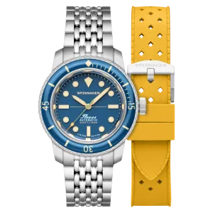 Spinnaker Fleuss 40 Automatic 145TH Limited Edition Ocean Blue Men's Watch SP-5133-33