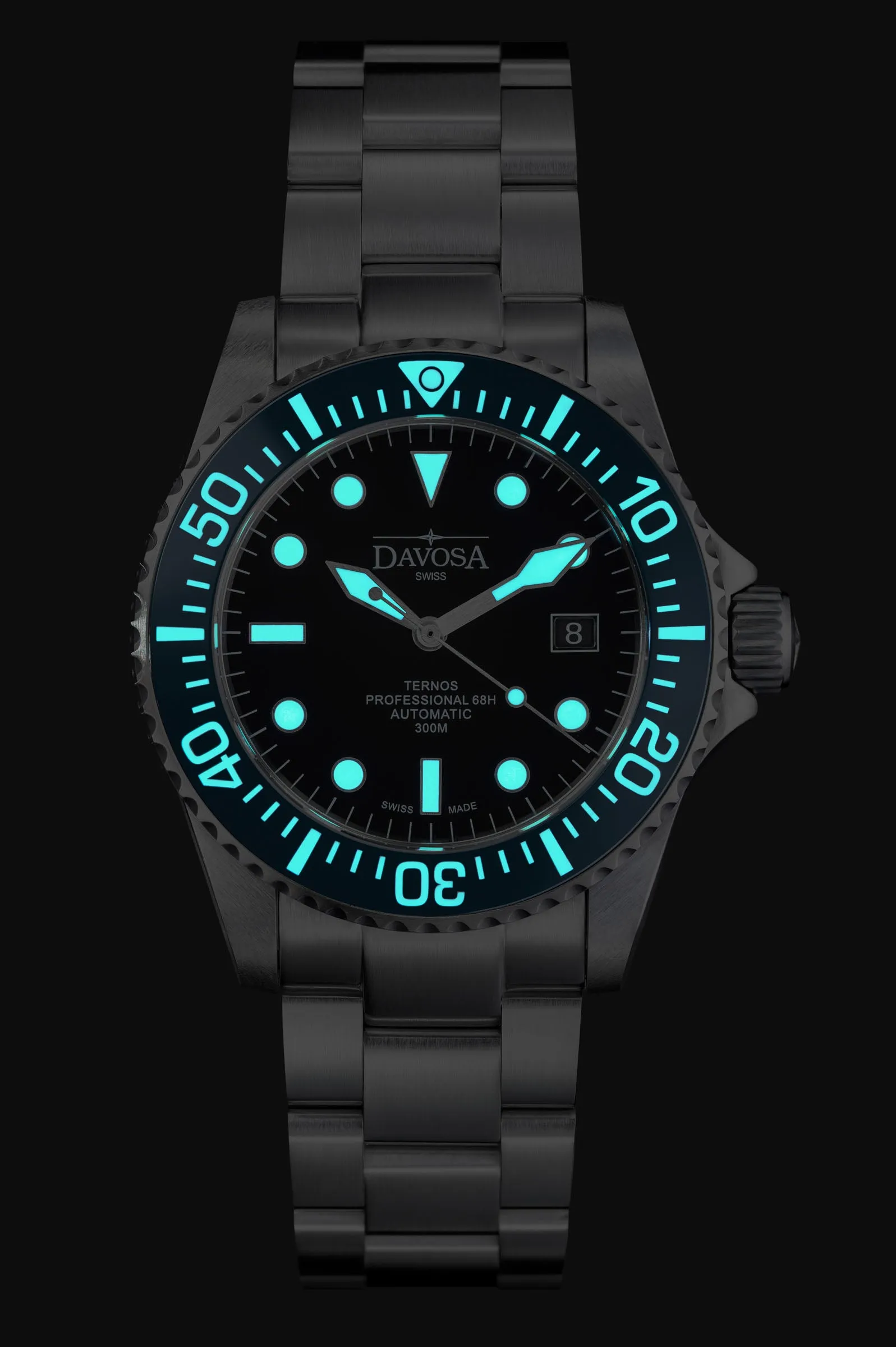 Ternos Professional 68h Automatic 300m Black Blue Green Diving Watch Collection