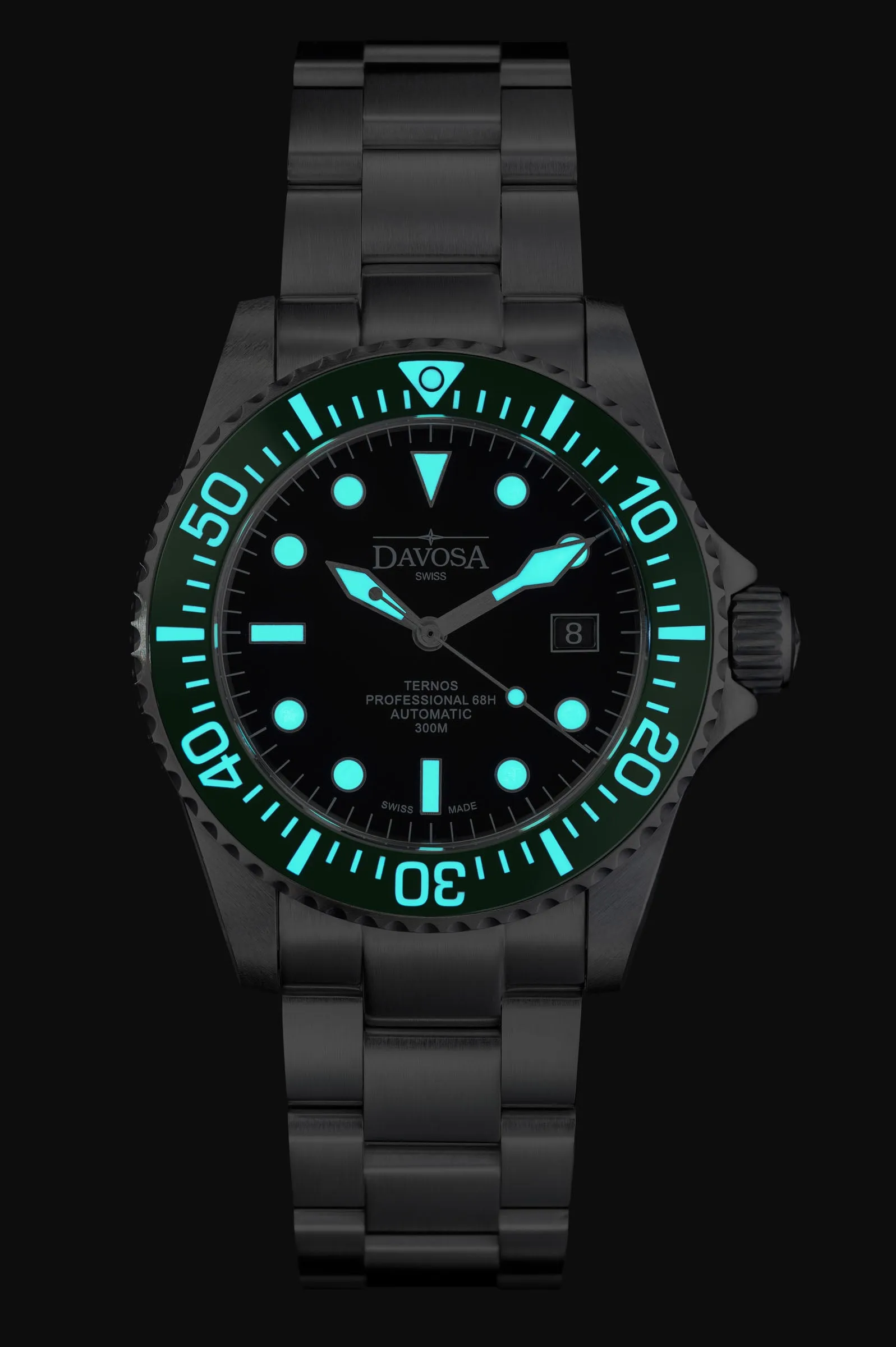 Ternos Professional 68h Automatic 300m Black Blue Green Diving Watch Collection