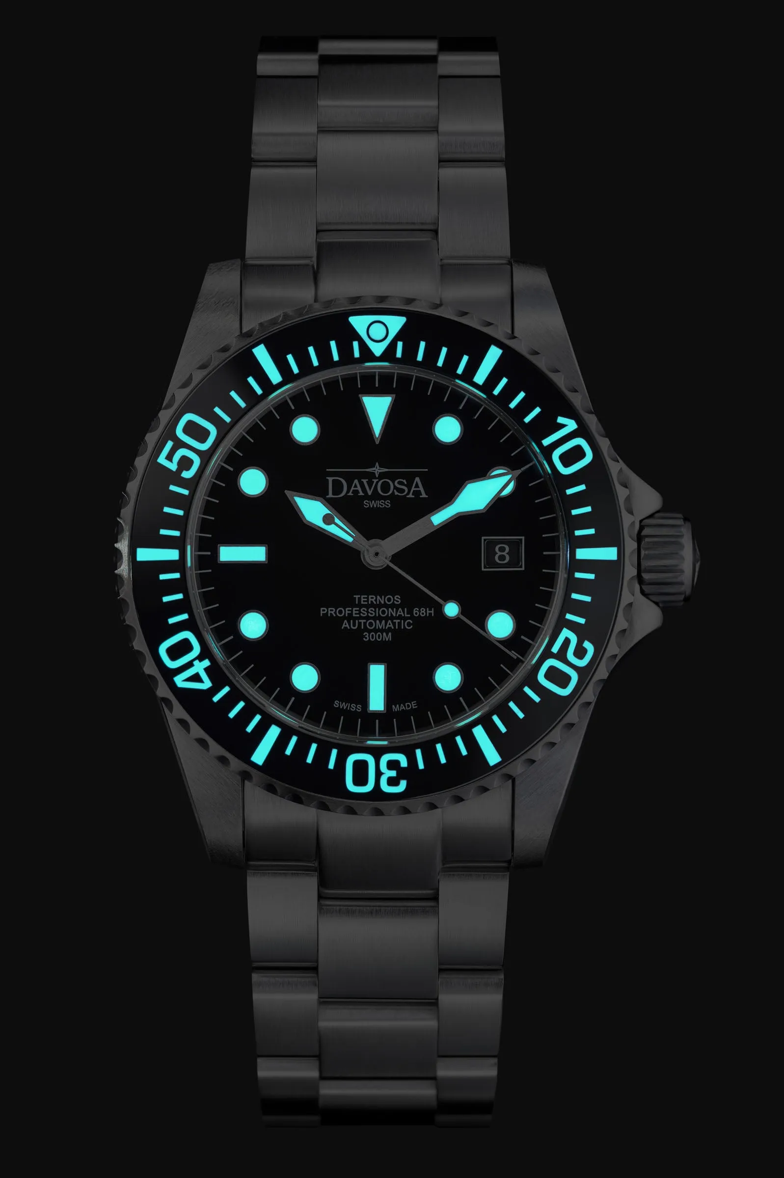 Ternos Professional 68h Automatic 300m Black Blue Green Diving Watch Collection