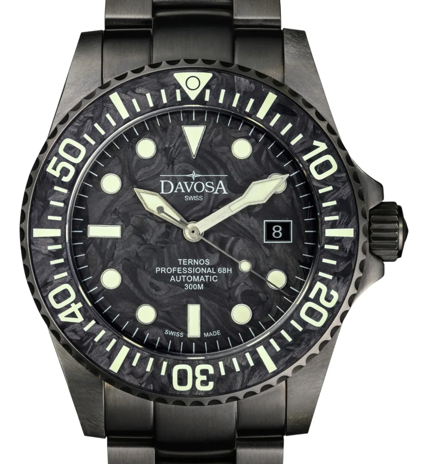 Ternos Professional 68h Carbon 300m Diving Watch 16153950 Limited Edition