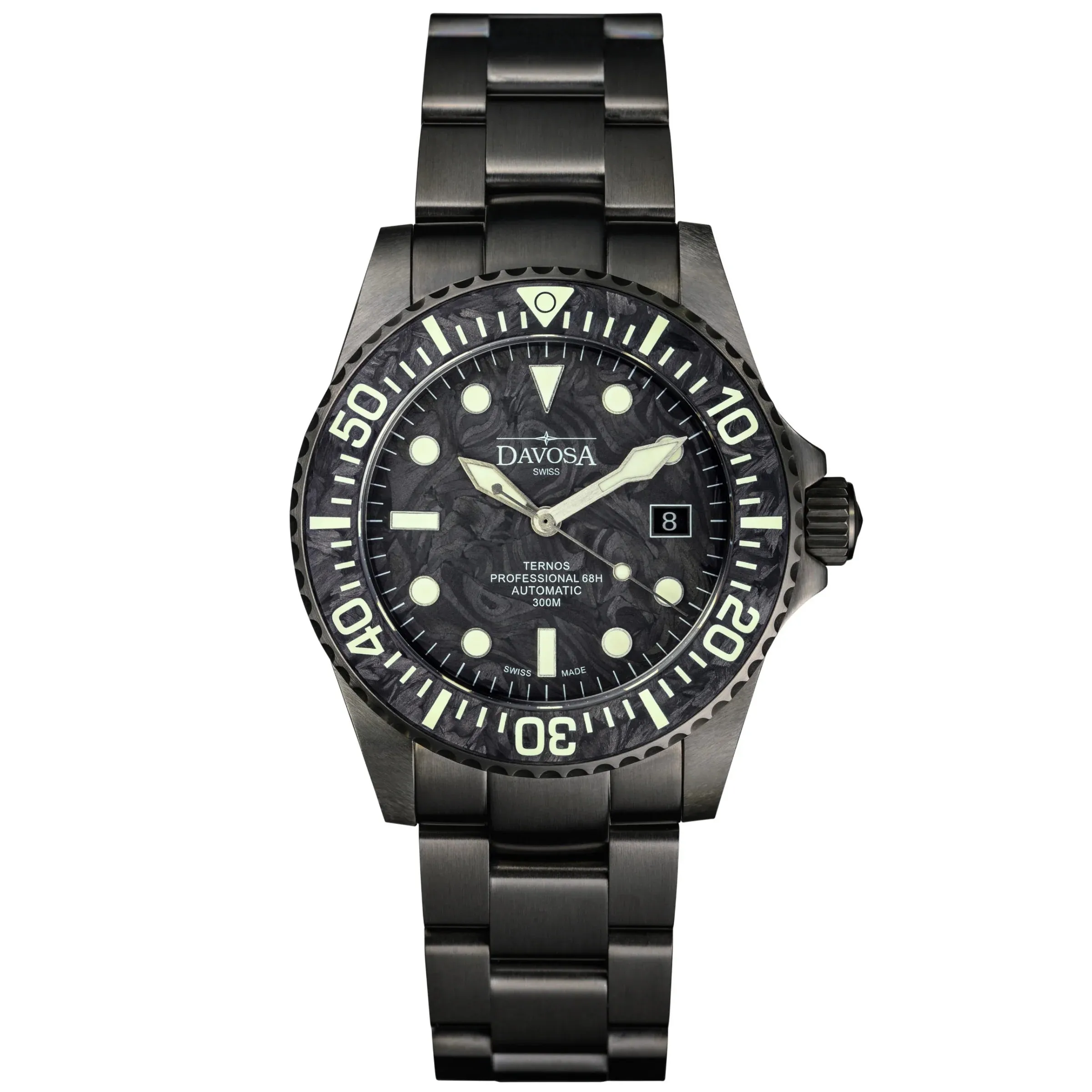 Ternos Professional 68h Carbon 300m Diving Watch 16153950 Limited Edition