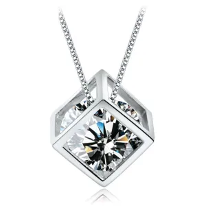 Tomtosh New fashion Dolphin Pendant crystal fashion magic cube necklace chain charming fashion accessories and jewelry party