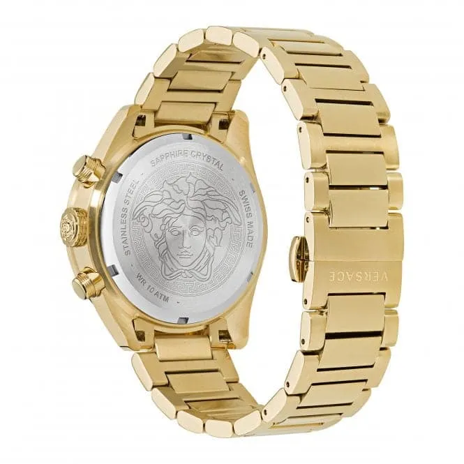 Versace Gents Greca Dome Gold-Tone Watch VE6K00523