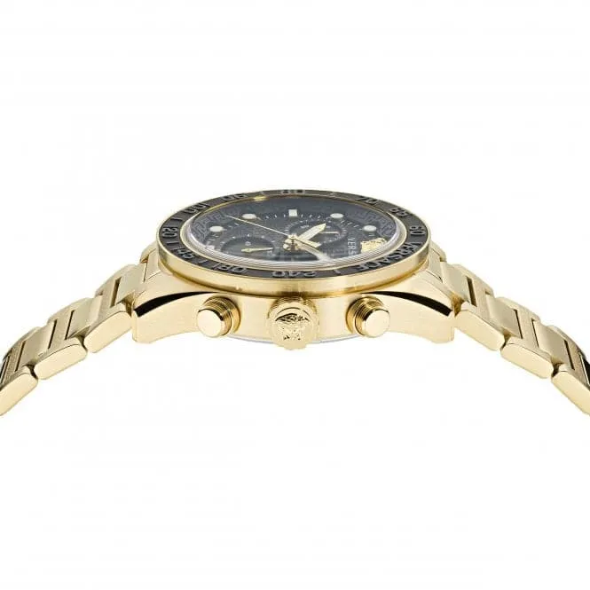 Versace Gents Greca Dome Gold-Tone Watch VE6K00523