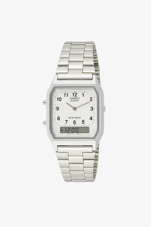 WCHD230A - Vintage Silver Casio Men's Watch