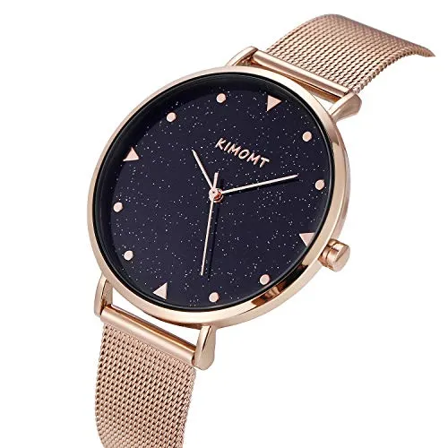 Women Watches Leather Band Luxury Quartz Waterproof Fashion Creative Wristwatch for Women Ladies Girls