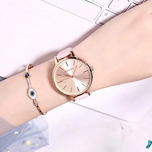 Women Watches Leather Band Luxury Quartz Waterproof Fashion Creative Wristwatch for Women Ladies Girls