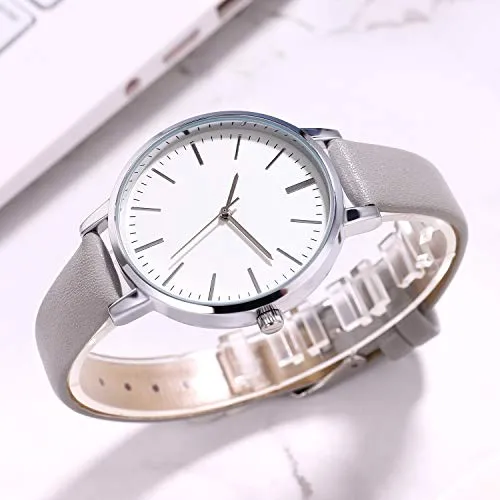 Women Watches Leather Band Luxury Quartz Waterproof Fashion Creative Wristwatch for Women Ladies Girls