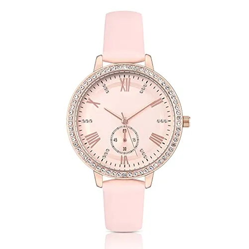 Women Watches Leather Band Luxury Quartz Waterproof Fashion Creative Wristwatch for Women Ladies Girls