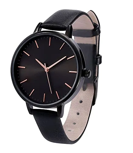 Women Watches Leather Band Luxury Quartz Waterproof Fashion Creative Wristwatch for Women Ladies Girls