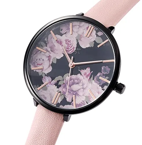 Women Watches Leather Band Luxury Quartz Waterproof Fashion Creative Wristwatch for Women Ladies Girls