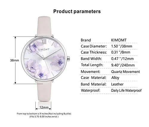 Women Watches Leather Band Luxury Quartz Waterproof Fashion Creative Wristwatch for Women Ladies Girls