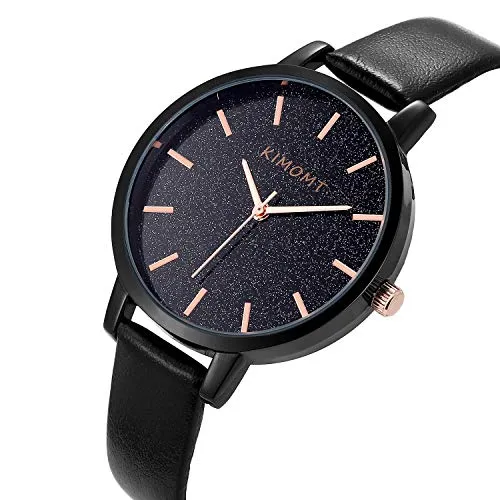 Women Watches Leather Band Luxury Quartz Waterproof Fashion Creative Wristwatch for Women Ladies Girls