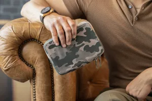 Zipper Camouflage Watch Case